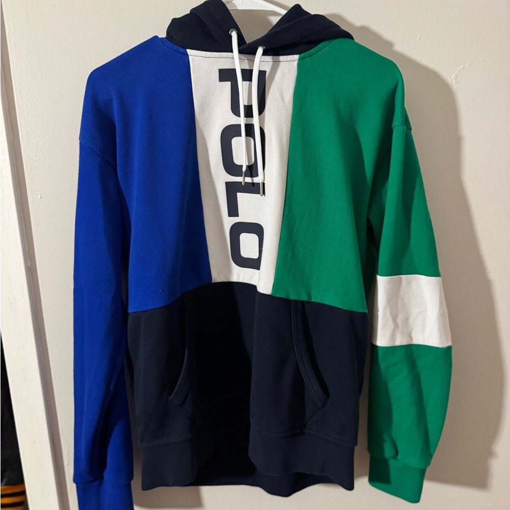 Polo Ralph Lauren Navy and White Hoodie